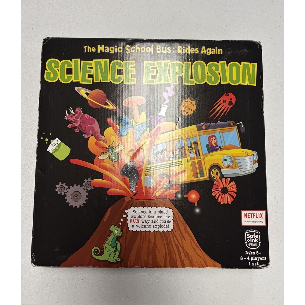 The Magic School Bus: Rides Again Science Explosion Board Game 2021 NEW In box!